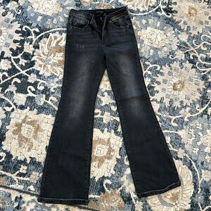 Risen Black Flare Jeans